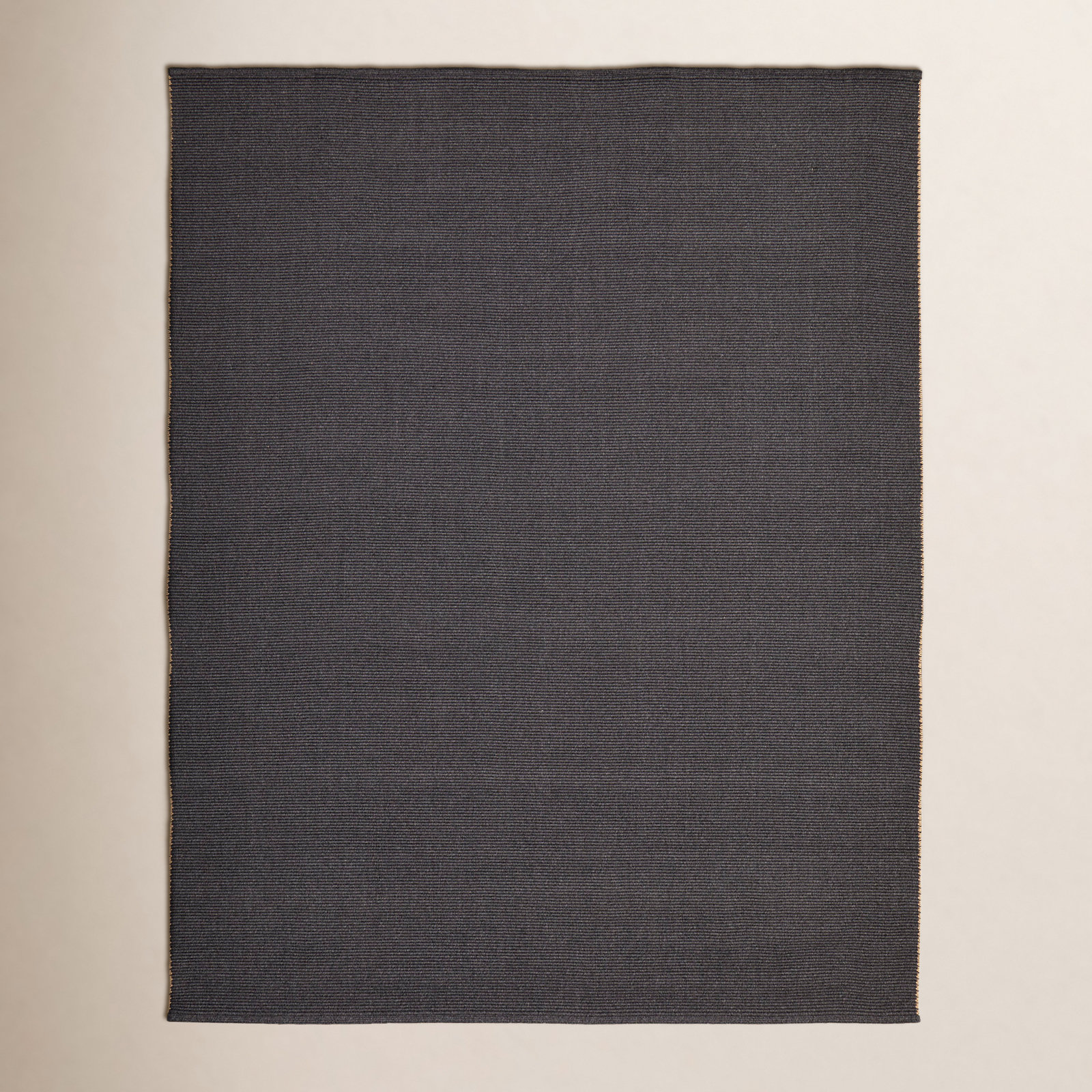 Castanon Gray Tan Hand-Woven Rug, Rectangle 5' x 8'
