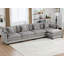 Canapé modulaire en L surdimensionné avec repose-pieds Schmucker-1139157670-1138943906