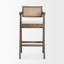 Indie Medium Brown w/ Cane Counter Stool-533918991