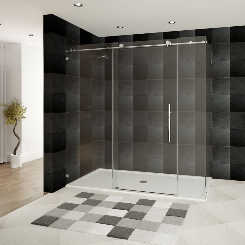 Porte de douche 68" x 76" Ultra-C, Chrome