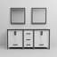 Meuble-lavabo double P 22 po et miroir 30 po-898237525-898237527