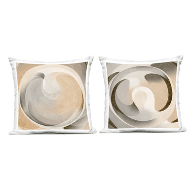 Ensemble de 2 coussins décoratifs pour l'extérieur Stupell Industries
