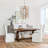 Wooden Frame Dining Table, Rectangular Table For Home-1936860428-1936860425