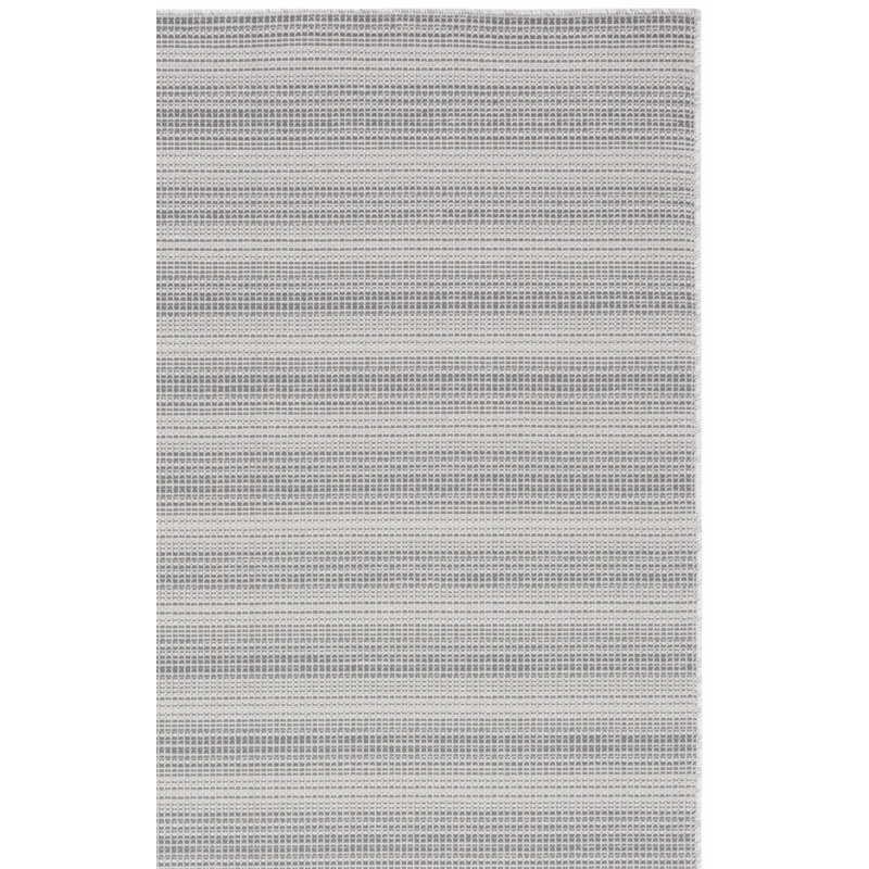 Treiber Area Indoor/Outdoor Area Rug In Grey, Rectangle 5'1" x 7'6"