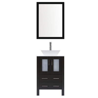 23.5'' Single Bathroom Vanity with Stone Top