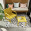 1 chaise et table basse 2 pièces, en PP toutes saisons, à assemblage rapide, idéal pour les meubles de balcons du matin avec table, polypropylène, vêtements imperméables, fêtes de jardin idéales