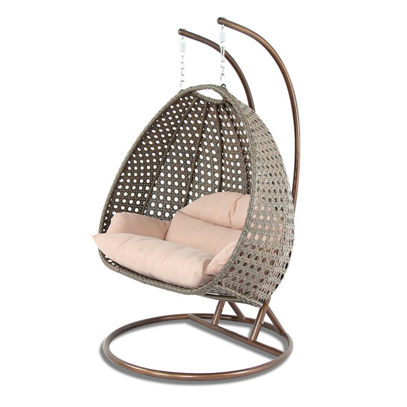 2 Person Swing Chair with Stand
