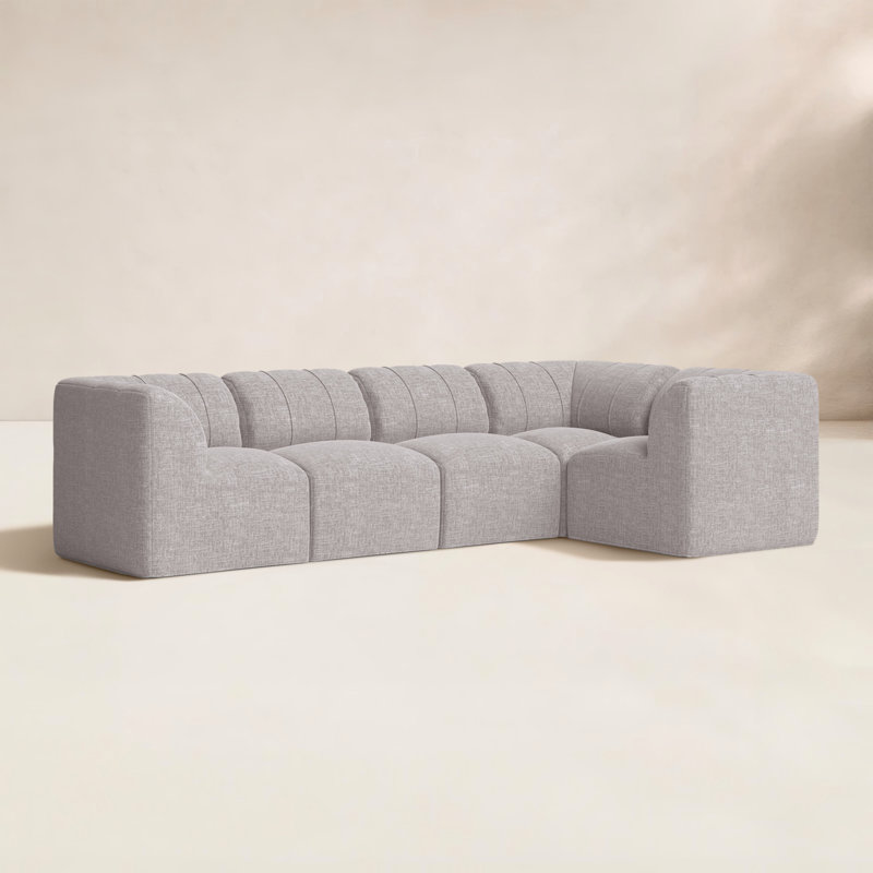 Praia 102" Sunbrella® Outdoor Sofa, Cast Silver Sunbrella®