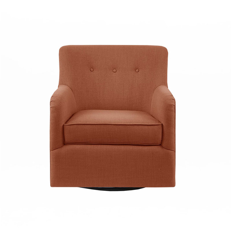 Adele Swivel Chair, Orange