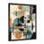 Impression noire sur toile encadrée sélectionné
