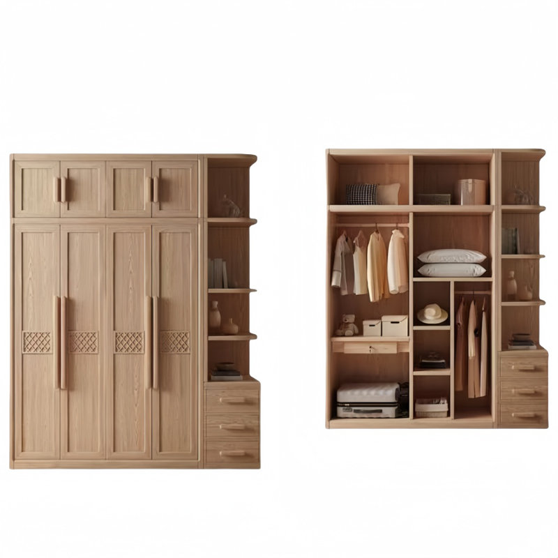 Armoire classique rétro, H 98,03 po x l 83,23 po x P 24,21 po 