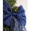Pre-Lit Large Navy Christmas Bow Lights, 150cm-2011025735