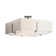 Exos Square Large Double Shade Semi Flush Mount