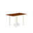  5 Piece Kitchen Table & Chairs Set Includes a Rectangle Dining Room Table with Dropleaf and 4 Solid Wood Seat Chairs, 30x48 Inch, Buttermilk & Cherry-414572386-459596172-496796312