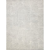 Exquisite Rugs Juno Handmade Hand-Tufted New Zealand Wool On Canvas Gray/Ivory Area Rug