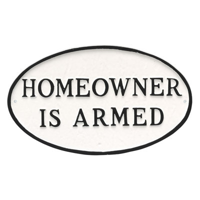 Weather Resistant Metal Garden Plaque