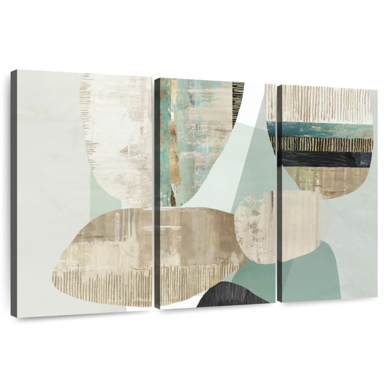Avery Mixed Celadon, 42" H x 65" W