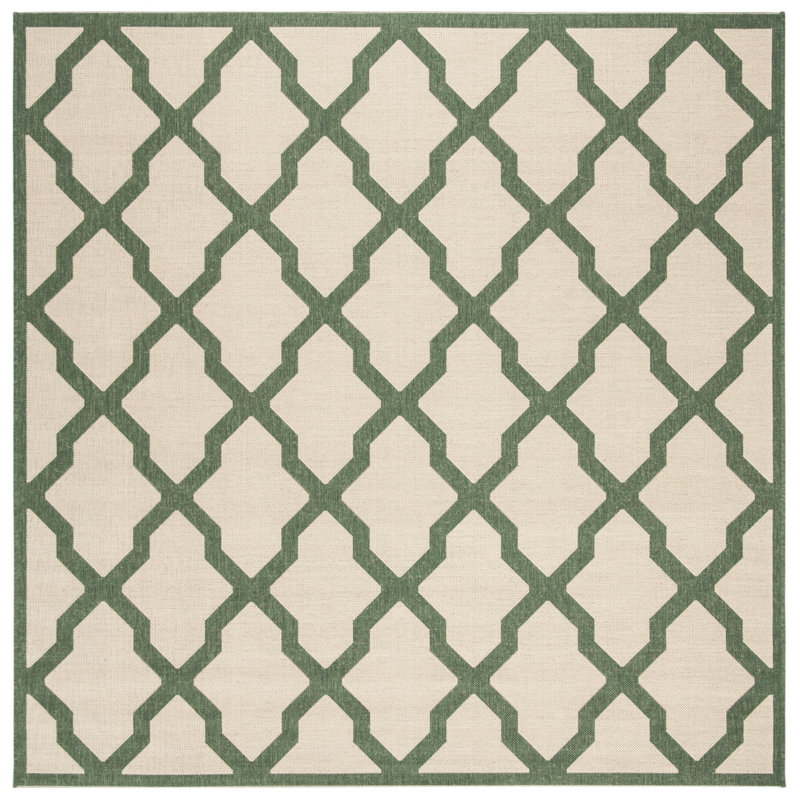 Ferrill Linden 100 Performance Geometric Rug, Square 6'7"
