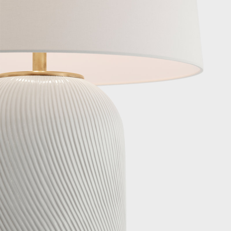 Mirelle Table Lamp, Ivory