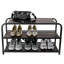 6 Pair Solid Wood Shoe Rack