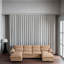 Modular Sectional Sofa Couch, 6-Seater Symmetrical Sofa With Double Cushion And Chaise Lounge, Upholstered Sofas For Living Room-1607548265