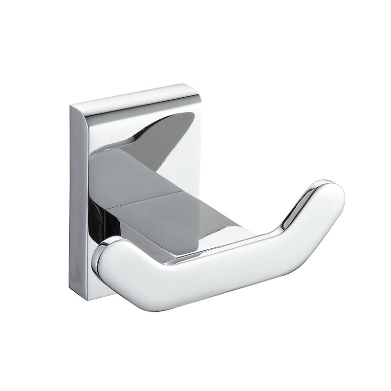 Abdulkerim Wall Mounted Robe Hook, Chrome