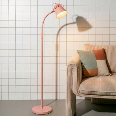 Lampe sur pied à DEL 1 lumière à intensité variable avec abat-jour conique Zoey