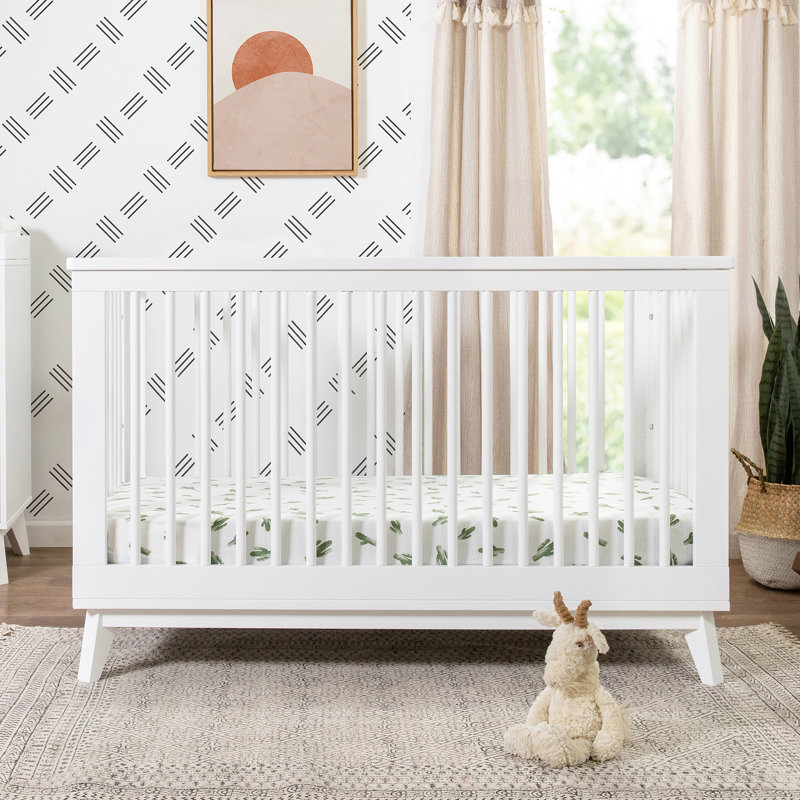 Scoot 3-in-1 Convertible Crib, White