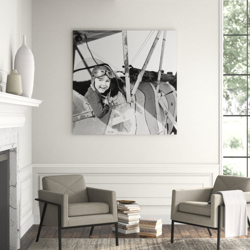 Never Too Young! Print, 56" H x 56" W x 1" D, Aluminum