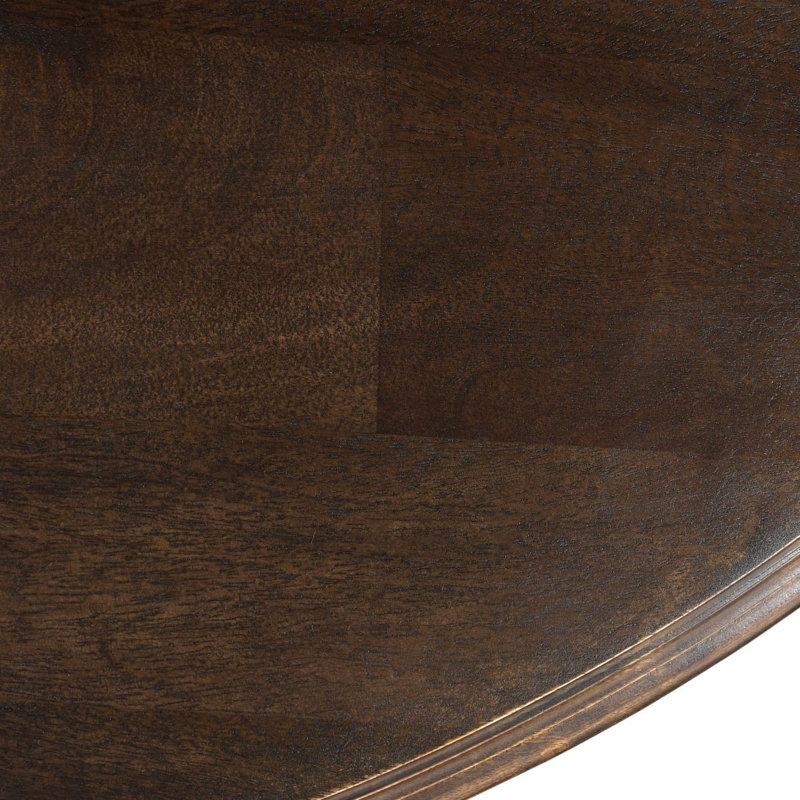Nimes Round Solid Wood Dining Table, 72" L x 72" W