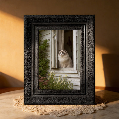 Cadre photo raffiné 3 pièces 8 "x 10" noir pour cadeaux des Fêtes