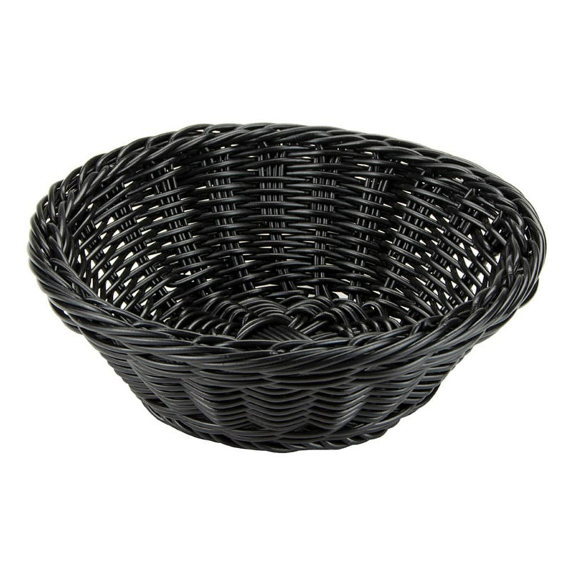 G.E.T. Polyweave Decorative Bin, Black