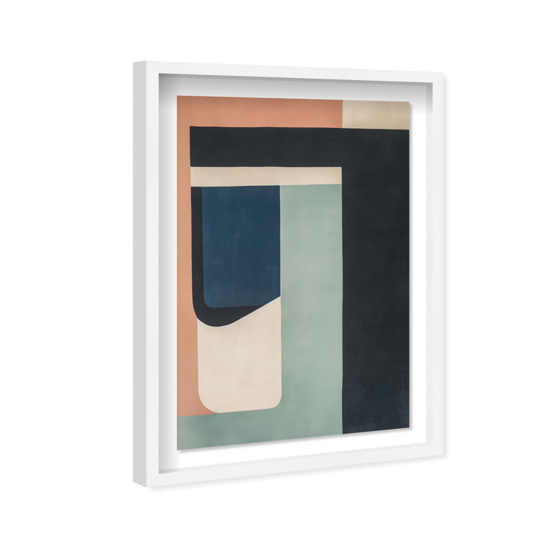 Eternal Shores Shadowbox Abstract Print by Oliver Gal, Black Frame, 10 x 15, 16.5"H x 11.5"W, White Frame