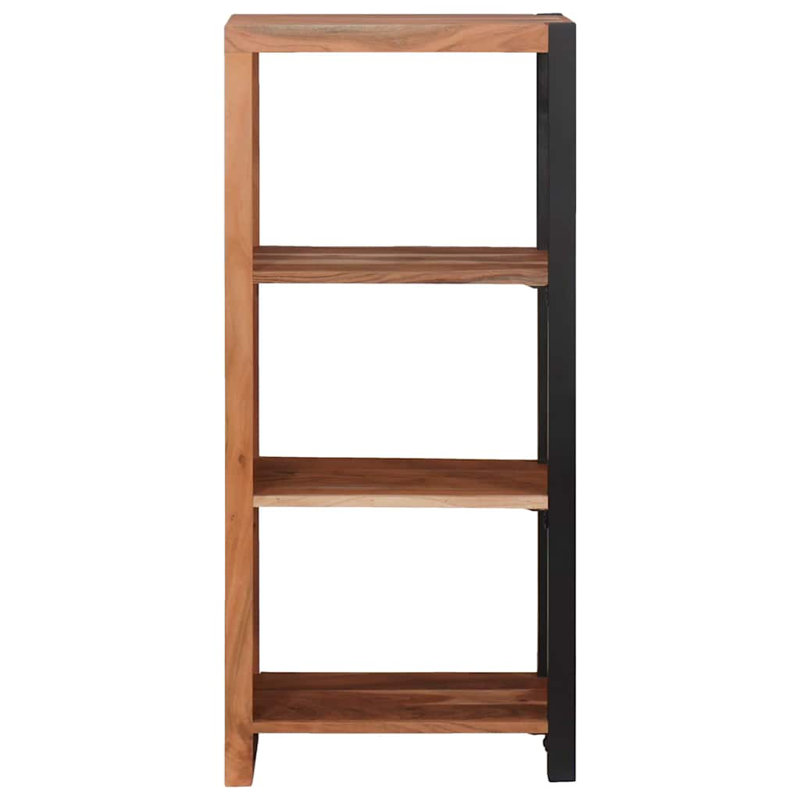 Bookshelf Solid Acacia Wood Modern Home Library Unit Bookshelves, (3 Shelves) 110cm H x 30cm W x 50cm D