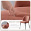 Phillipe Modern Fabric Upholstered Dining Chair with Spring-576589714