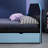 Full Size Wood Daybed With Twin Size Trundle,Desk And USB-916736284