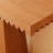Modern-style solid wood console table-125681314