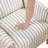 Push Back Reclining Chair Solid Wood Living Room Furniture 1Pc