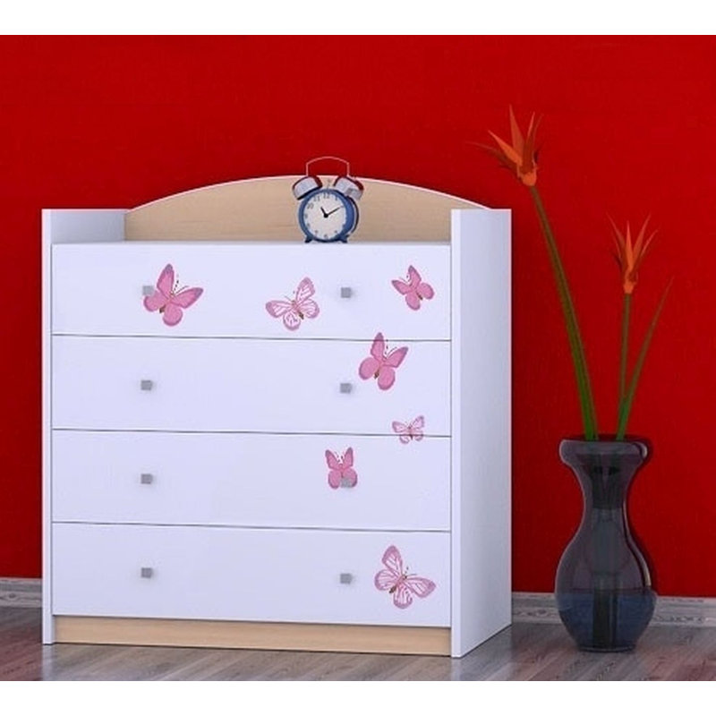 Newcastle Kids 4 - Drawer Chest, Beige