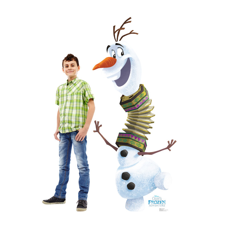 Olaf's Frozen Adventure 74" x 32" Cardboard Cutout