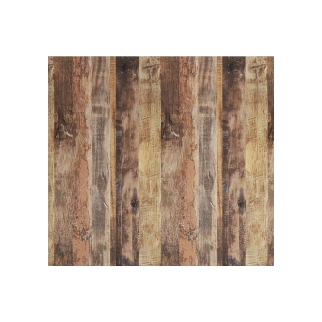 Rustic Brown Wood Panel Wallpaper Self Adhesive 40 CM x 10 M