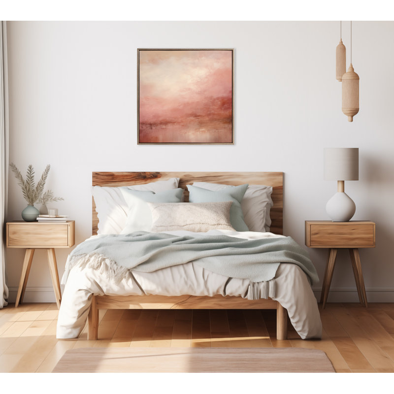 Colorful Tonal Abstract by The Creative Bunch Studio Framed Canvas Wall Art Print