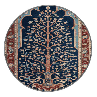 Machine Washable Persian Gray Area Rug