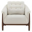 Fauteuil rembourré avec coussins et repose-pieds Ashford Hernandez Woodford-130062459
