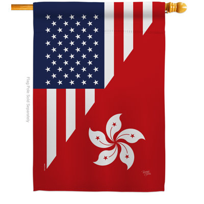 Double Sided 40'' H x 28'' W Polyester House Flag