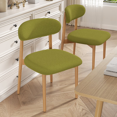 Chaise rembourrée en bois massif robuste et durable - Chaise d'appoint pour un confort et un soutien durables