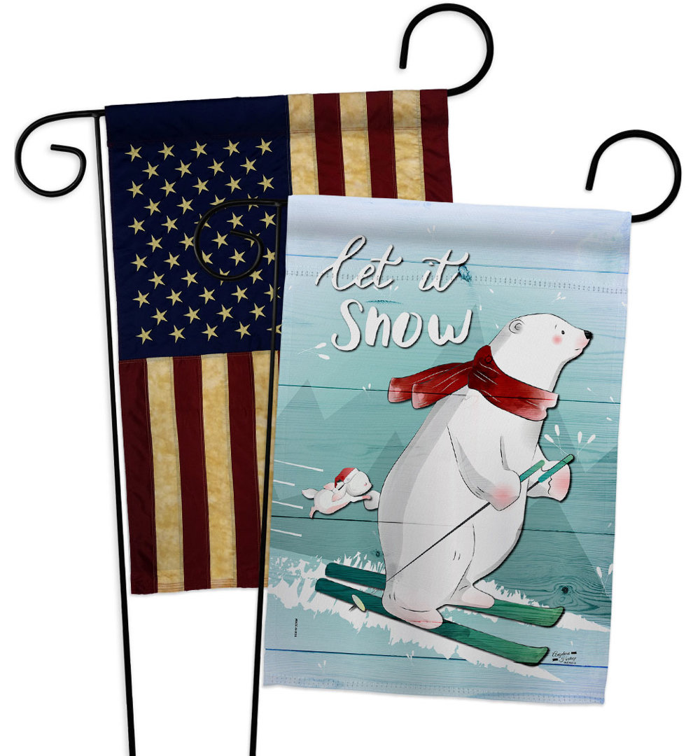 Double Sided 18.5'' H x 13'' W Polyester Garden Flag Angeleno Heritage