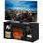 Sokat Unfinished TV Stand for TVs up to 55" with Fireplace Included-1233217982