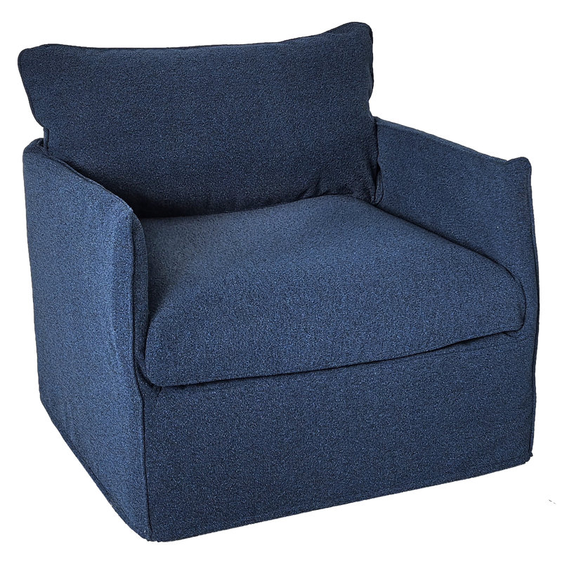  Fauteuil club Flexiform, Tissu bleu