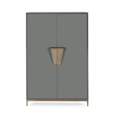 Armoire Kelly Hoppen - Laque gris foncé